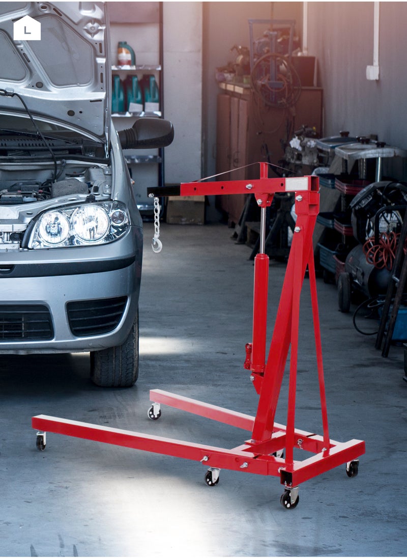 BMB tools - Engine Stand 2 Ton |Vehicle Lifts|Engine Hoists & Stands|Steel Rotating Engine Stand|Motor Stand|Jack Engine Hoist With Hook - Image 1