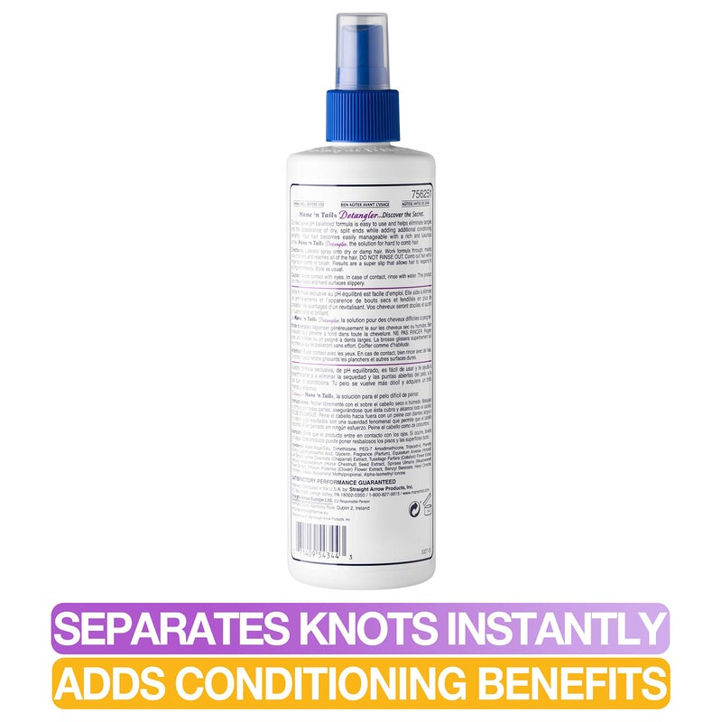 Mane 'n Tail Detangler 12 oz â€“ pH Balanced Formula to Eliminate Tangles, Knots & Split Ends, Adds Shine and Improves Manageability - Image 4