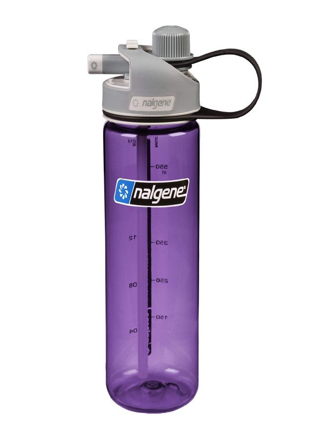 Nalgene Tritan BPA-Free MultiDrink Water Bottle, 20 OZ, Purple - Image 1