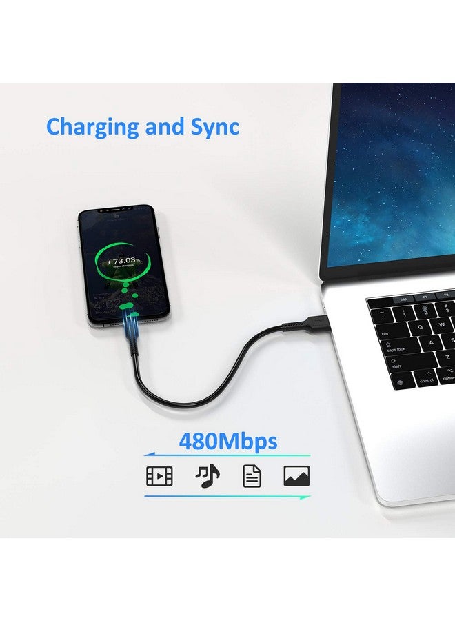 Umefly 6 Inch Short Fast Charging Cord 5 Pack Durable Usb A To Usb Type C 3A Cable For Charging Station Compatible With Samsung Galaxy Note 9 10 S10 S20 S30 Oneplus 7T 8T Lg V30 V40  - Image 5