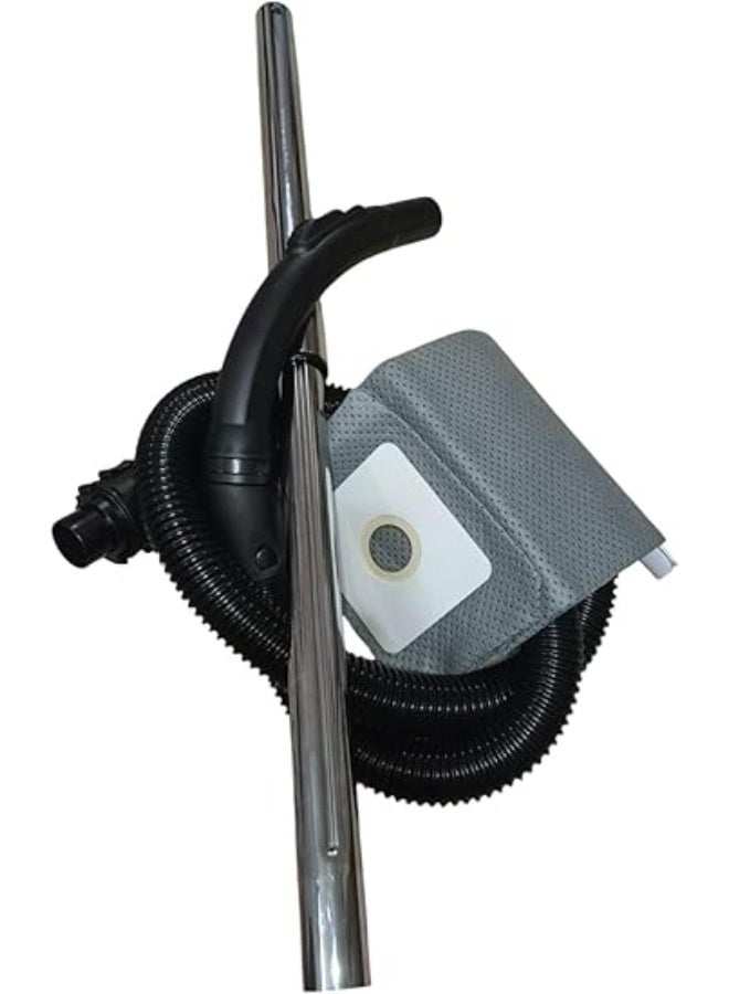 طقم مكنسة كهربائية مستورد يتكون من 3 قطع (أنبوب من الفولاذ المقاوم للصدأ، خرطوم مكنسة كهربائية، وكيس مكنسة كهربائية) متوافق مع مكنسة توشيبا الكهربائية 1600 VC-EA100 - Image 2