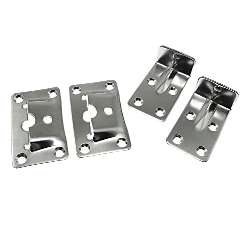 RLECS Table Bracket 2 Sets Stainless Steel Removable Table Support Rod - Image 4