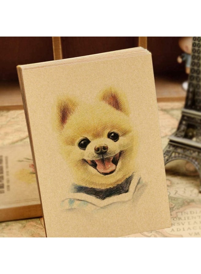 Premify 100 Sheets A4 Thick Brown Kraft Paper Card 180Gsm, Biodegradable Recycled Material, Art And Craft Papers, Retro Vintage Letter Writing Stationery, Office Or Student Use, Book Covers Gift Wrapping - Image 3