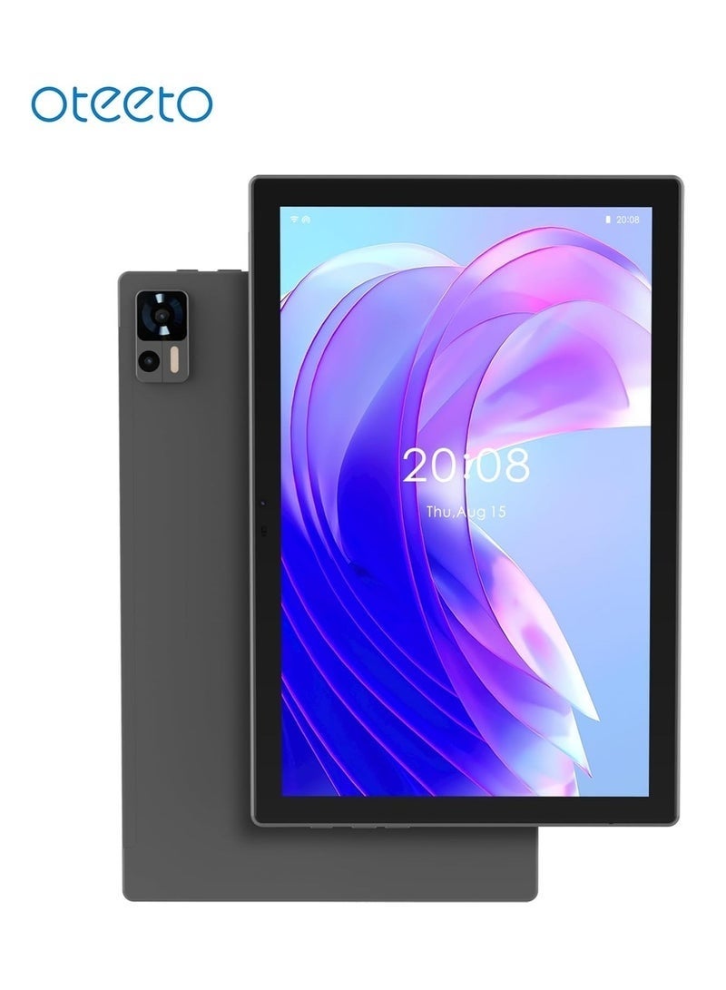 Oteeto TAB 16 Android 14 Tablet 10.1" IPS LCD, Octa-Core 2.0GHz, 4G, 12GB RAM, 512GB ROM, 6000mAh Battery, 13MP Rear & 8MP Front Camera, Keyboard & Touch Pen ‚Äì Gray - Image 2