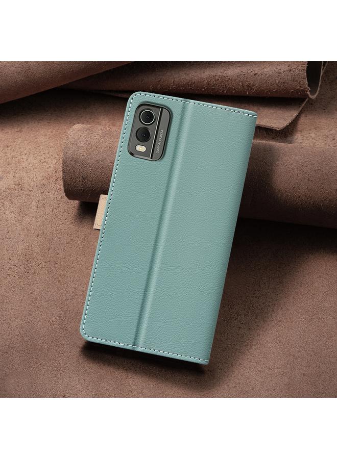 اس-توب جراب هاتف Nokia C32 مصنوع من الجلد المقاوم للسرقة بتقنية RFID ومطابق للألوان - Image 3