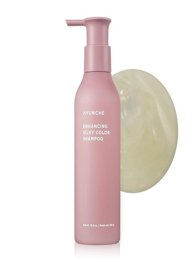 AYUNCHE Enhancing Silky Color Shampoo, 11.8oz [For Dyed] | No more Tangled and Split Ends | Intensive Care for Damaged Hair | Korean Salon Brand - Image 1