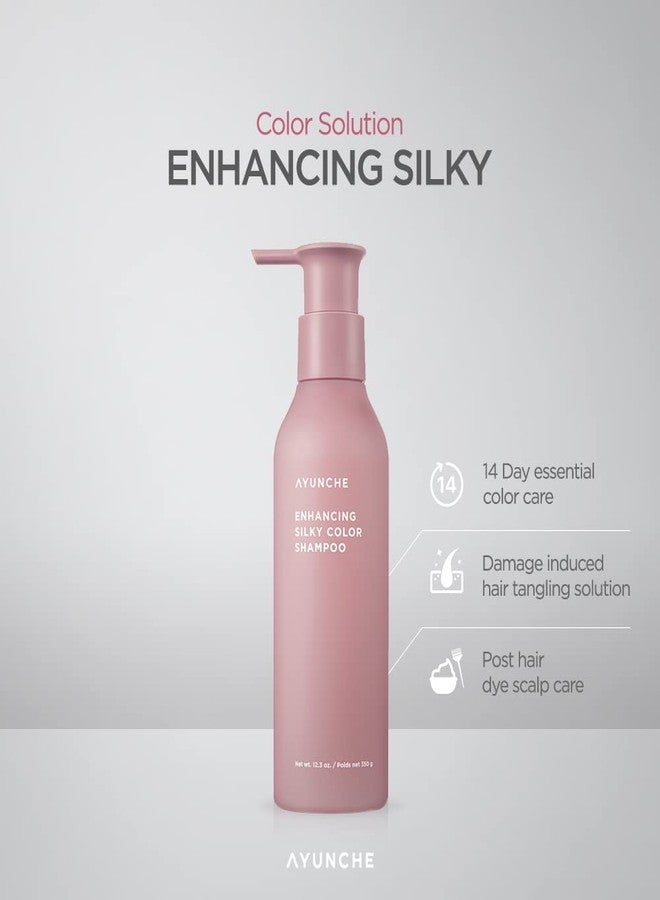AYUNCHE Enhancing Silky Color Shampoo, 11.8oz [For Dyed] | No more Tangled and Split Ends | Intensive Care for Damaged Hair | Korean Salon Brand - Image 2