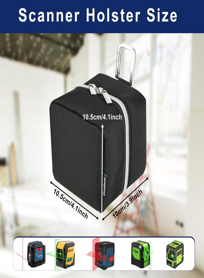 Homakover Carrying Case for BOSCH, Klein, RockSeed Self-Leveling Cross-Line Laser, Laser Level Carrying Pouch, Vertical & Horizontal Line, Rotatable 360 Degree, Portable Storage Bag Shockproof, Case Only Black - Image 2