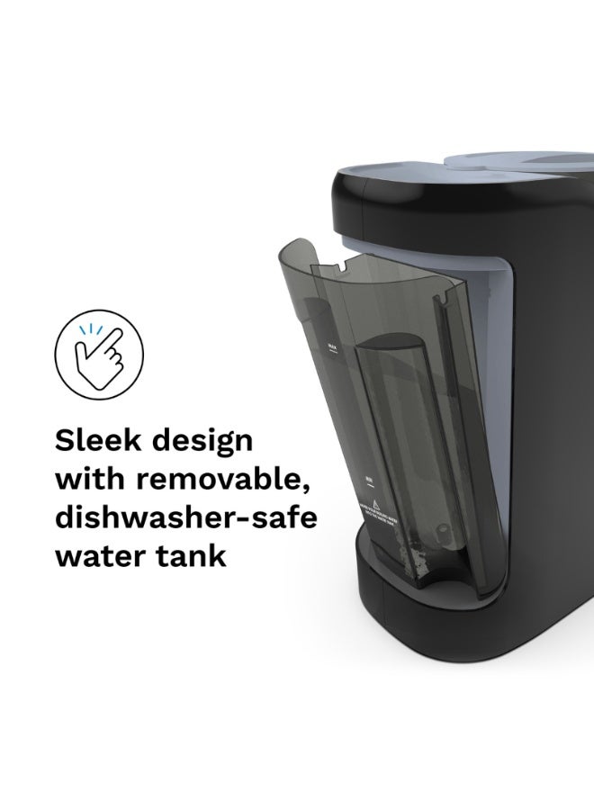 Baby Brezza New and Improved Formula Pro Advanced Formula Dispenser Machine - Automatically Mix a Warm Formula Bottle Instantly - Easily Make Bottle with Automatic Powder Blending, Slate - Image 2