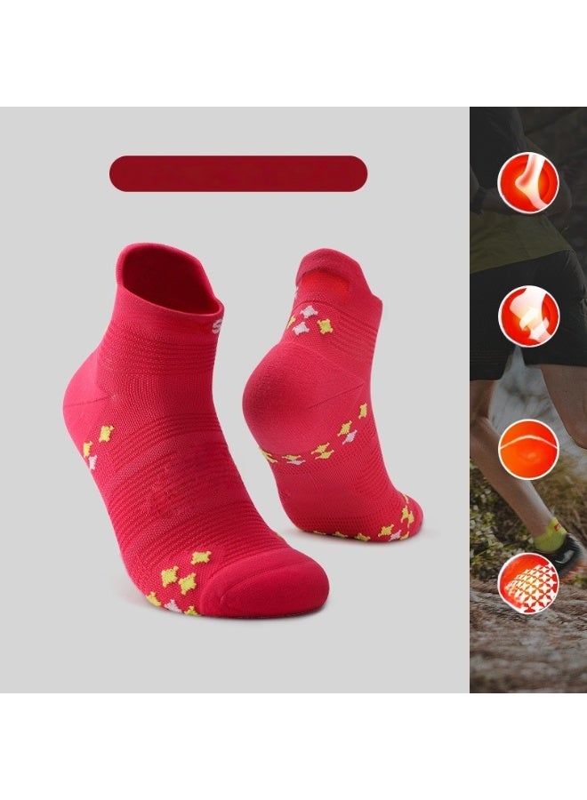 KUYING Fashion Anti Slip Breathable Sports Socks Three Piece Set 
