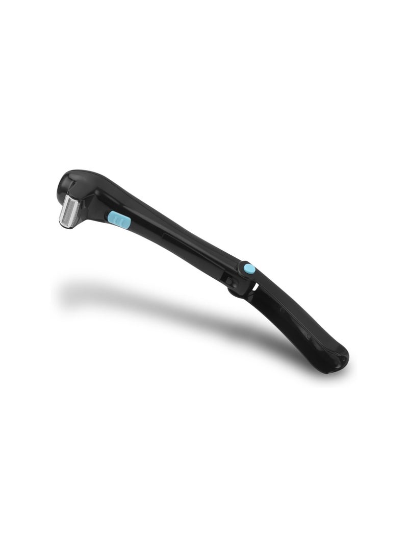 Captaintech Men's Electric Back and Body Shaver with Adjustable Telescopic Handle - Pain-Free Hair Removal Trimmer for DIY Back Shaving and Grooming, Perfect for Men’s Grooming Needs. - Image 1