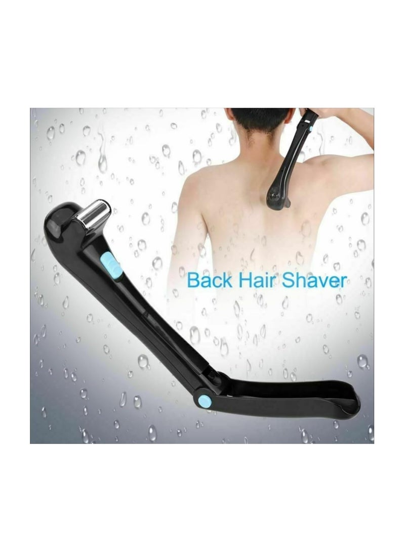 Captaintech Men's Electric Back and Body Shaver with Adjustable Telescopic Handle - Pain-Free Hair Removal Trimmer for DIY Back Shaving and Grooming, Perfect for Men’s Grooming Needs. - Image 4