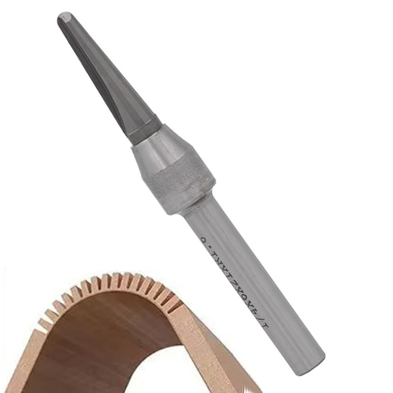 Cutting Mills | High Speed 12.7mm & 6.35mm Carpenter Tools | V- Mills for Wood,for Carving Grooving Woodworking Workshop DIY Projects - Image 1