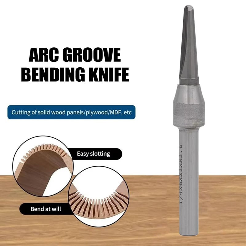 Cutting Mills | High Speed 12.7mm & 6.35mm Carpenter Tools | V- Mills for Wood,for Carving Grooving Woodworking Workshop DIY Projects - Image 5