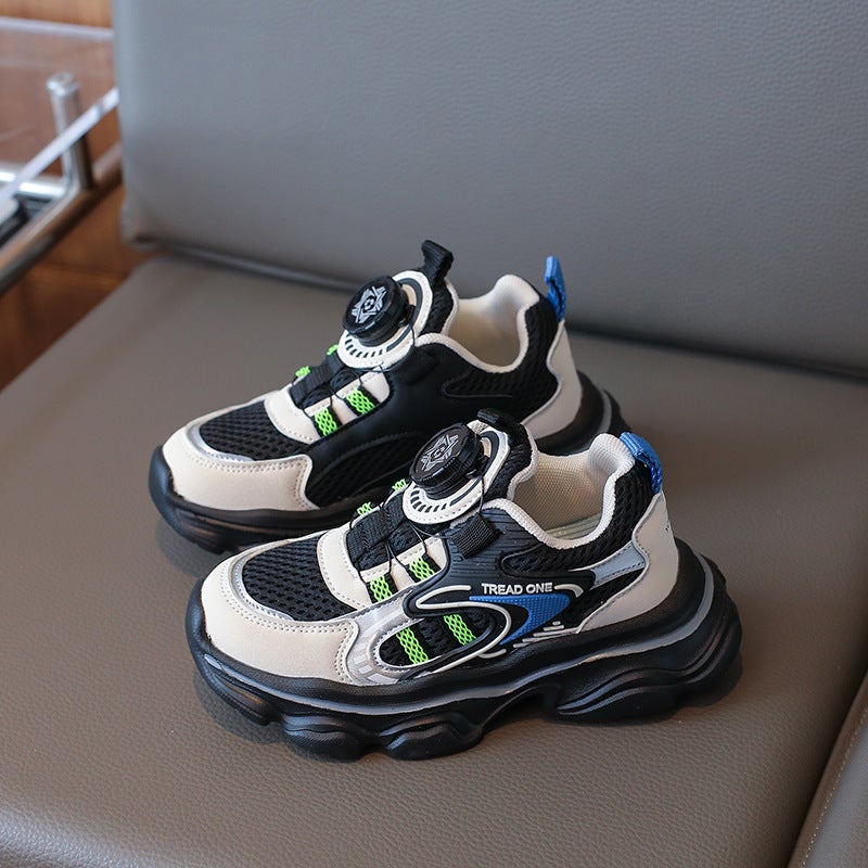 Children'S Sneaker 2024 Autumn New Non-Slip Soft Bottom All-Match Torre Shoes Large Children'S And Boys Light Running Shoes - Image 1