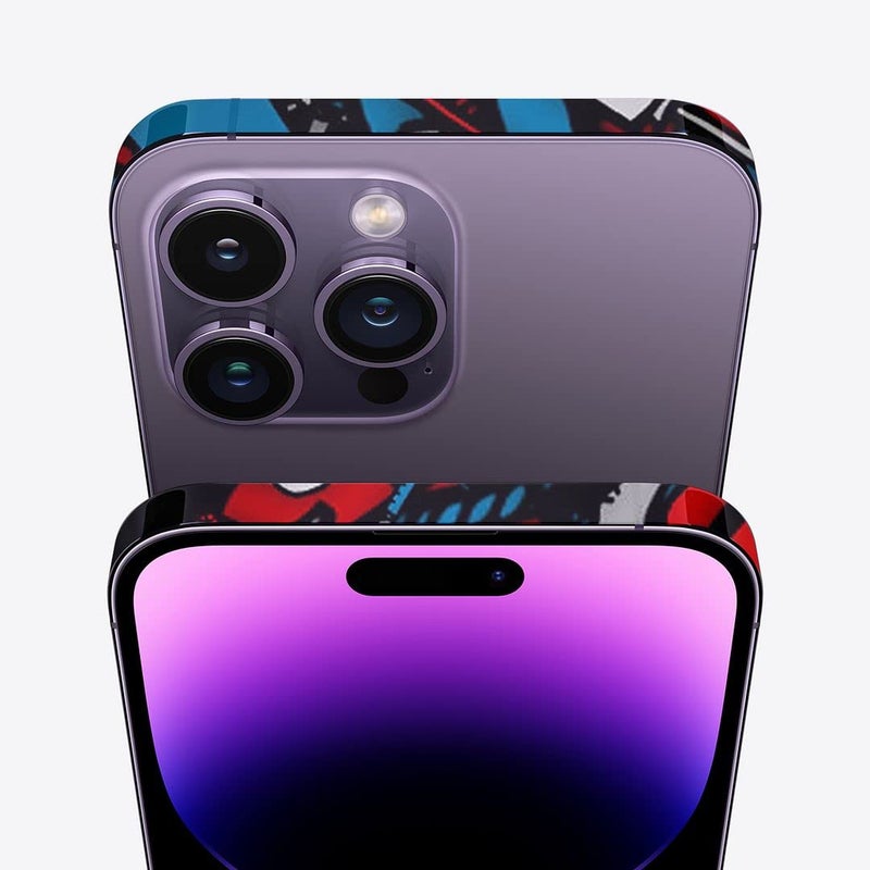 FCS Side Panel Vinyl Sticker Edge Side Skin for iPhone 14 Pro | Crome Film Wrap Stickers | All Sidee Stickker Vinyl Protector Sticker (AA-10) - Image 2