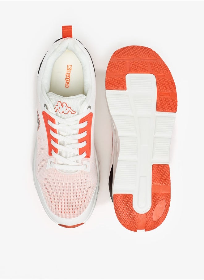 Kappa Men's Logo Detail Lace-Up Sports Shoes with Cushioning  - Image 4