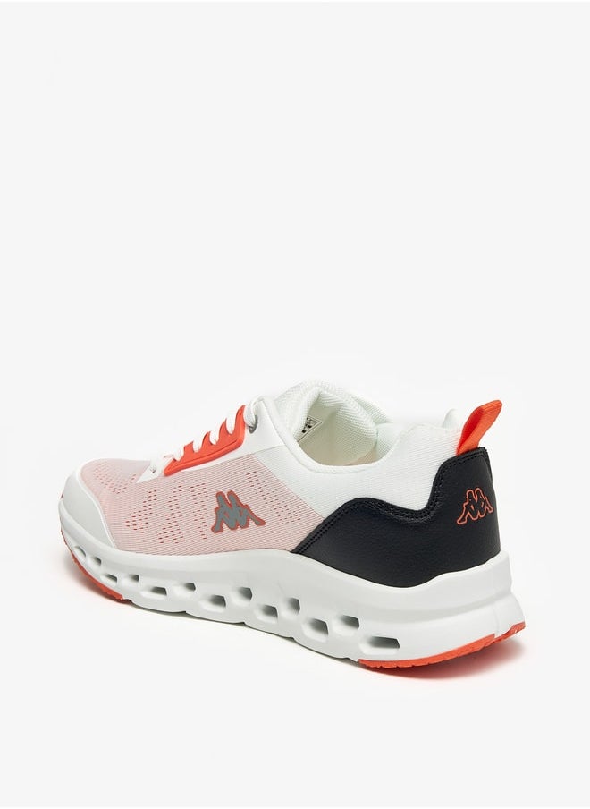 Kappa Men's Logo Detail Lace-Up Sports Shoes with Cushioning  - Image 2