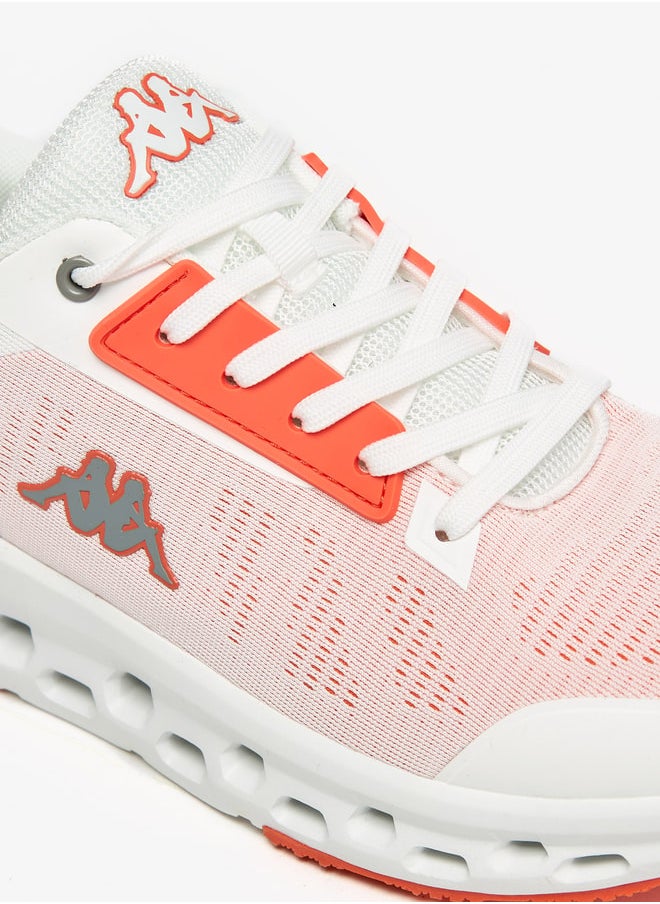 Kappa Men's Logo Detail Lace-Up Sports Shoes with Cushioning  - Image 5
