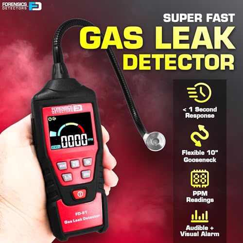 FORENSICS DETECTORS FD Gas Leak Detector by Forensics | 10ft Drop Test Pass | Natural Gas, Alcohols, Methane, Combustibles, Acetone, Ethanol, Propane, Butane, Gasoline, Diesel, IPA, Toluene, LPG, LNG | - Image 2