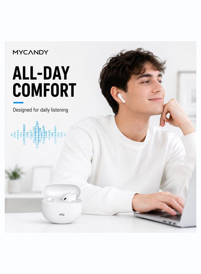 MYCANDY True Wireless Enc White - Image 5