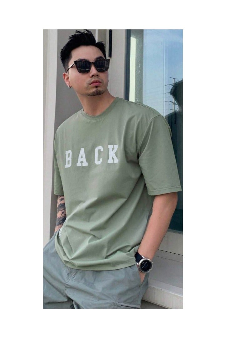 شي إن تي شيرت رجالي صيفي فضفاض بياقة دائرية ونمط ريترو مع طباعة حروف، تي شيرتات جرافيكية - Image 4