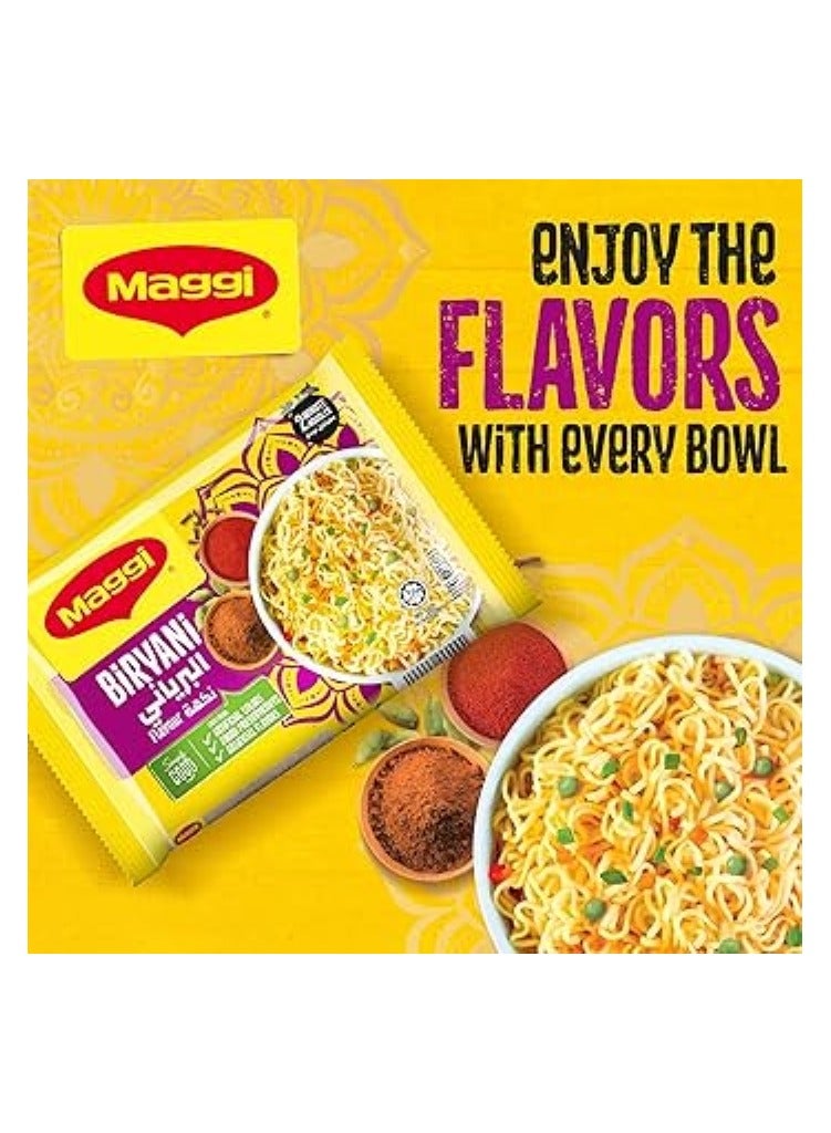 Maggi 2 Minutes Noodles Biryani Flavour 5 x 77g - Image 2