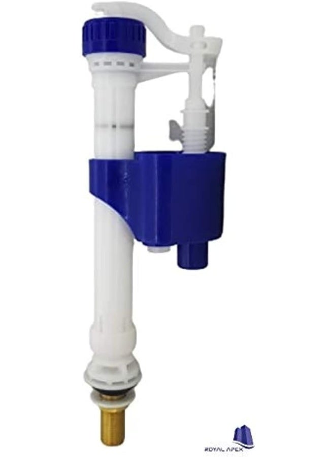 Flowell Dual Flush Valve Set Complete Brass And Pom Toilet Tank Fittings With Gasket, Pvc Tube, And Screw Set