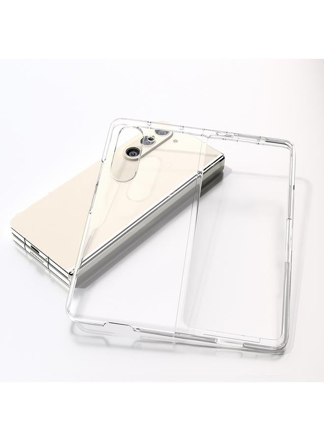 erorex Case For Samsung Galaxy Z Fold5 5G TPU+PC Transparent Phone Case - Image 2