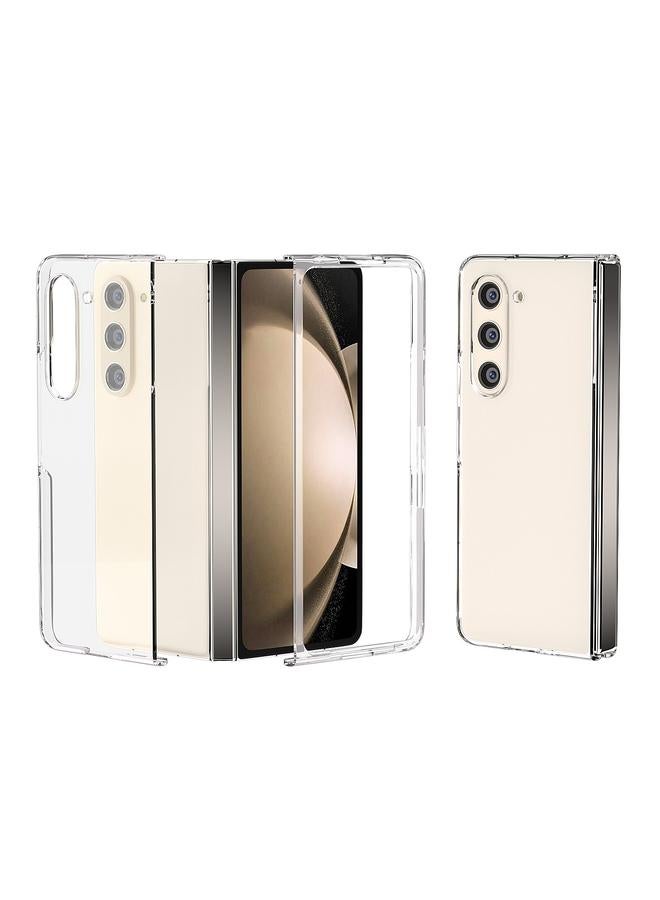 erorex Case For Samsung Galaxy Z Fold5 5G TPU+PC Transparent Phone Case - Image 1