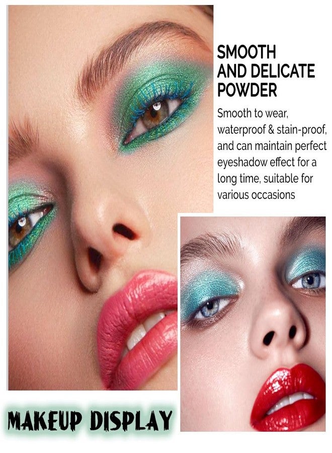 كاكيلا باليت ظلال العيون CAKAILA بتسعة ألوان، لون أخضر أفوكادو، ألوان زاهية، باليت ظلال عيون لامعة غير لامعة ذات صبغة عالية، تدوم طويلاً، مقاومة للماء، سهلة الدمج، باليت ظلال عيون زمردية زاهية - Image 4