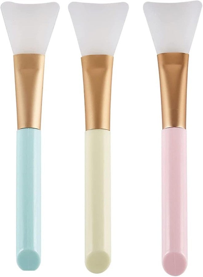 ITT Soft Facial Applicator Hairless Silicone Mud Mask Brush (Pack Of 5) Multicolor - Image 1