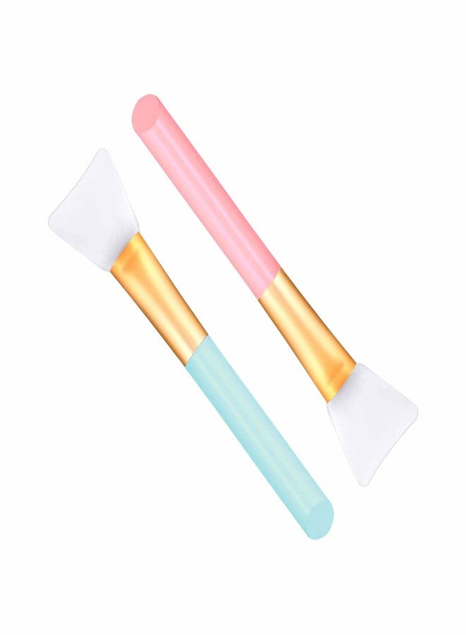 ITT Soft Facial Applicator Hairless Silicone Mud Mask Brush (Pack Of 5) Multicolor - Image 3