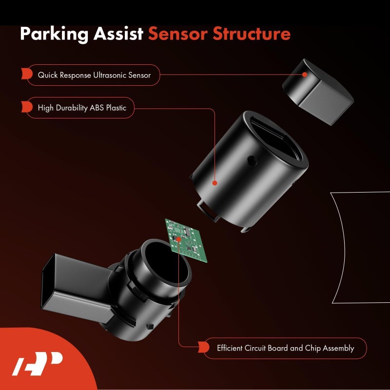A-Premium 2-Pc Rear Reverse Backup Parking Assist Sensor Compatible With Select Ford & Lincoln & Mercury - F-150  F-250 F-350 F-450 F-550 Super Duty  Explorer  Escape  Expedition  Blackwood  Mariner - Image 4