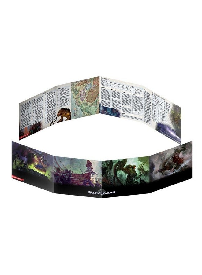 Gale Force Nine, Dungeons & Dragons: Rage of Demons Dungeon Master's Screen - Full Art, Multicolor DM Screen - Image 2