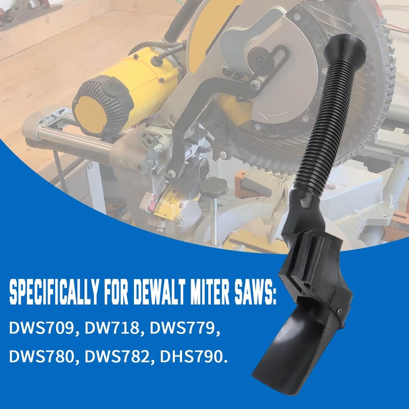 MOTOQUEEN For DEWALT Miter Saw Dust Collection Upgrade Complete Kit for DWS709, DW718, DWS779, DWS780, DWS782, DHS790 - Image 2