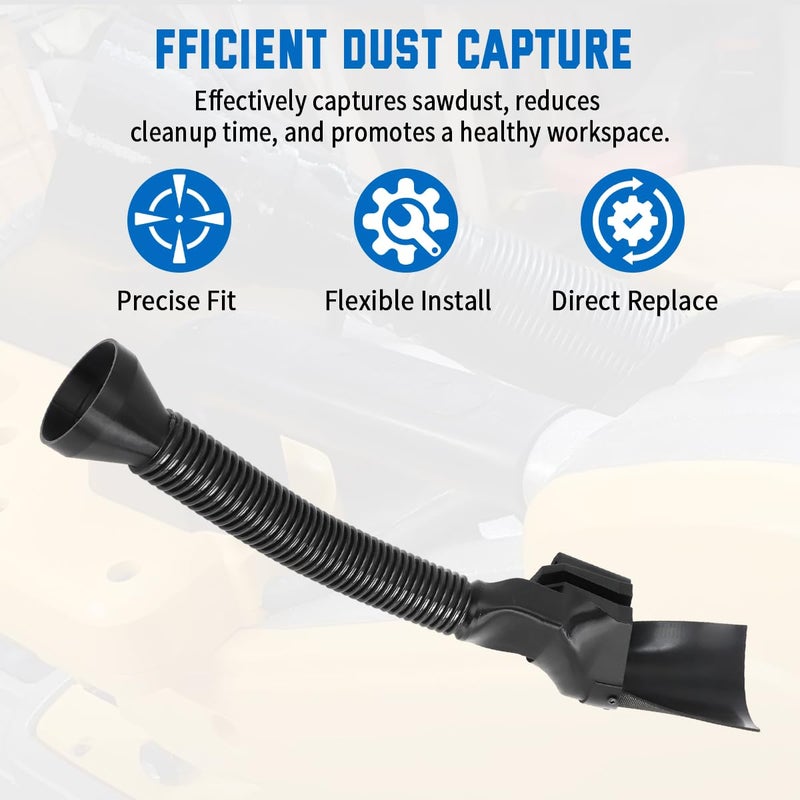 MOTOQUEEN For DEWALT Miter Saw Dust Collection Upgrade Complete Kit for DWS709, DW718, DWS779, DWS780, DWS782, DHS790 - Image 3
