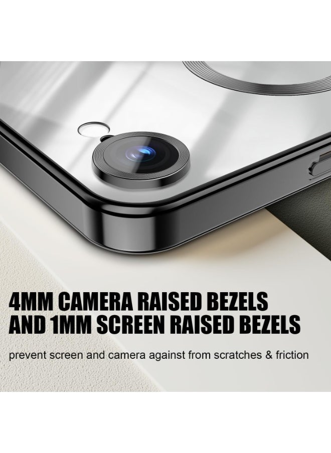 جاجيك iPhone 16e Case Cover  Compatible with MagSafe Elegant Anti-Scratch  with Camera Lens Protection Magnetic Cover for iPhone 16e 6.1-inch - Image 4