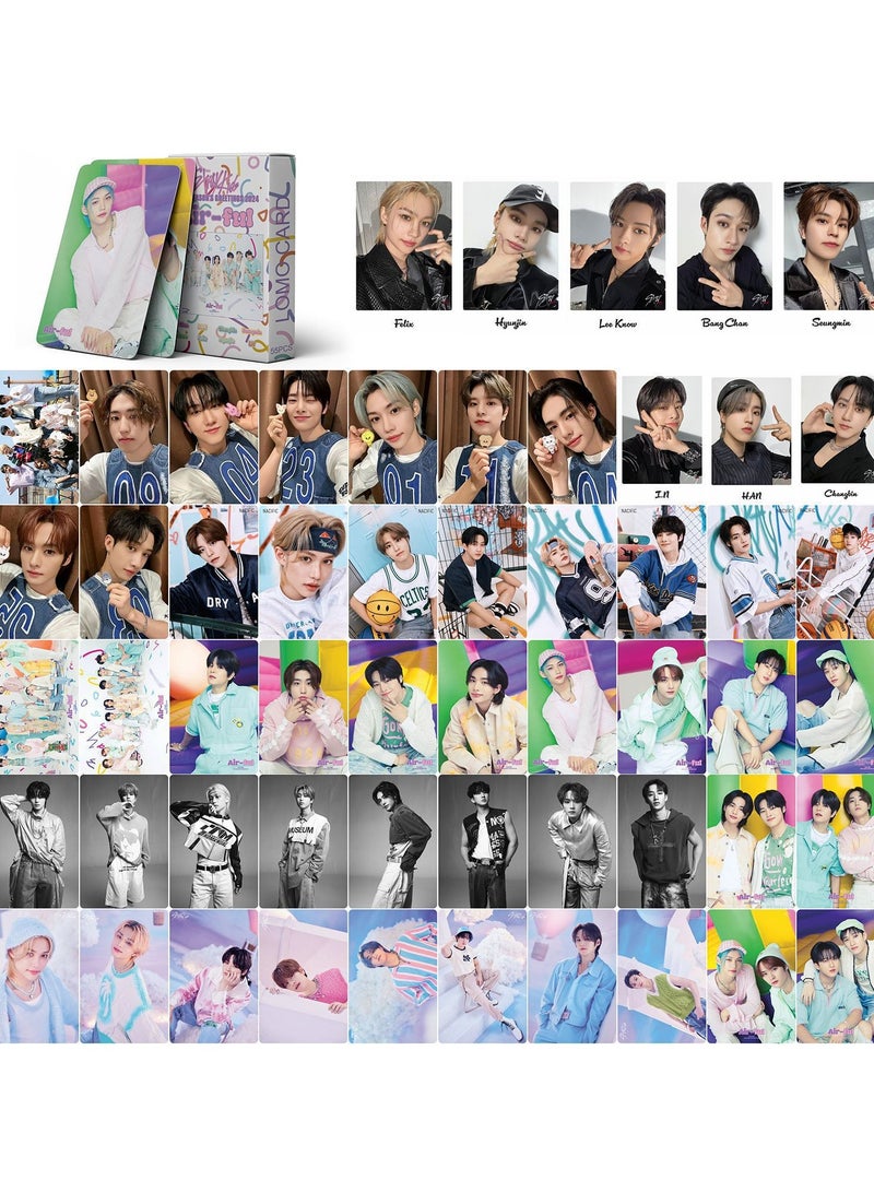 NIBEMINENT 55 Pcs Kpop Stray Kids SEASON’S GREETINGS 2024 Air-ful Lomo Cards Card For Fans Collection Gifts - Image 1
