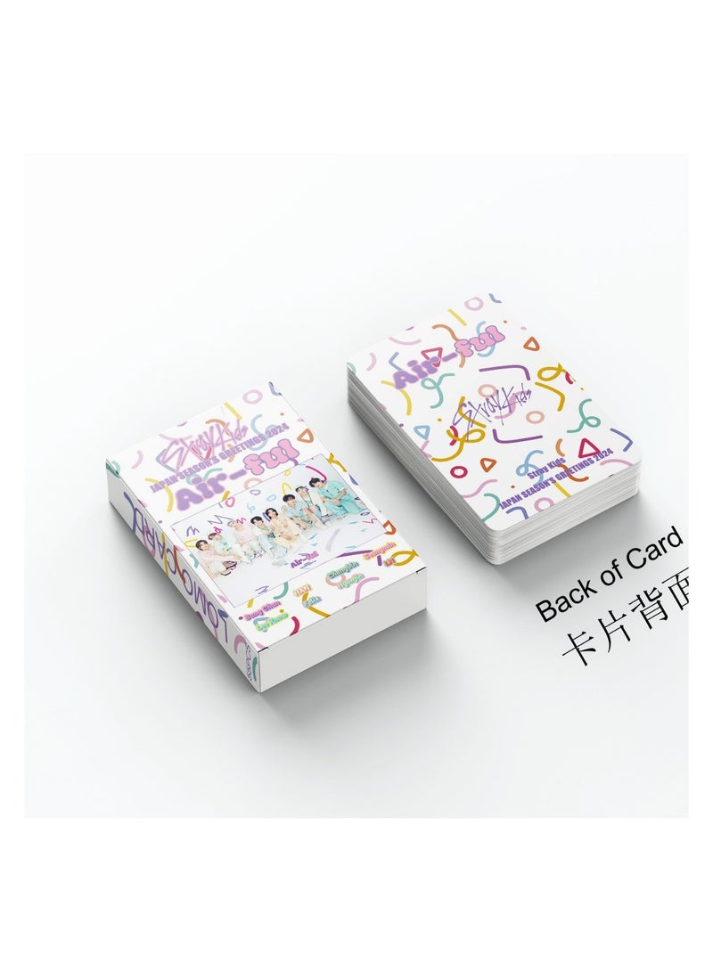 NIBEMINENT 55 Pcs Kpop Stray Kids SEASON’S GREETINGS 2024 Air-ful Lomo Cards Card For Fans Collection Gifts - Image 3