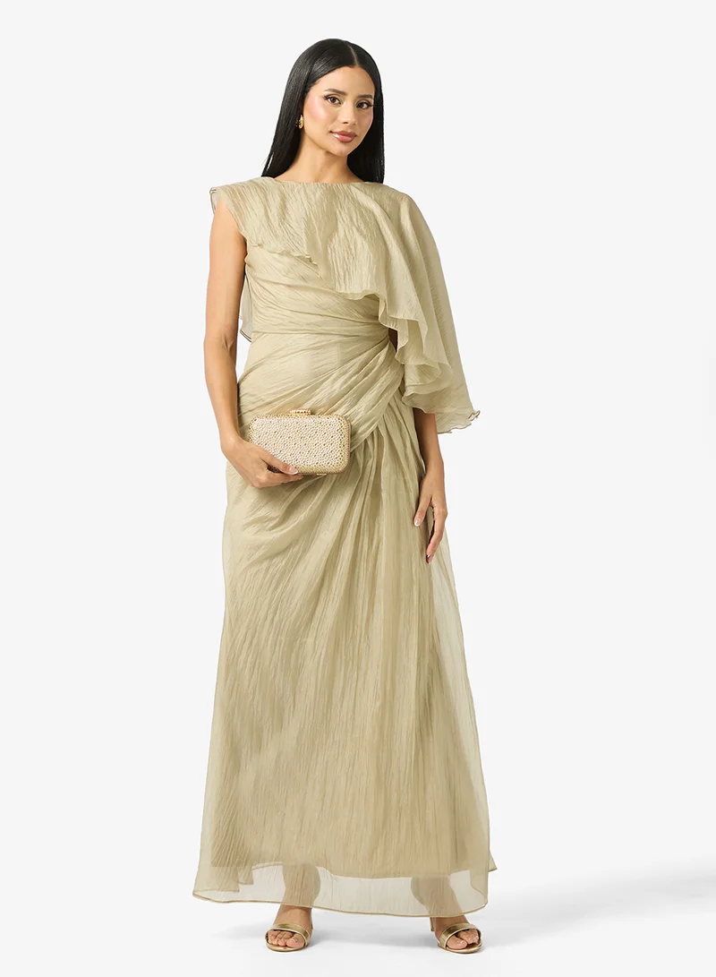 نمشي x فستان سهرة بكسرات