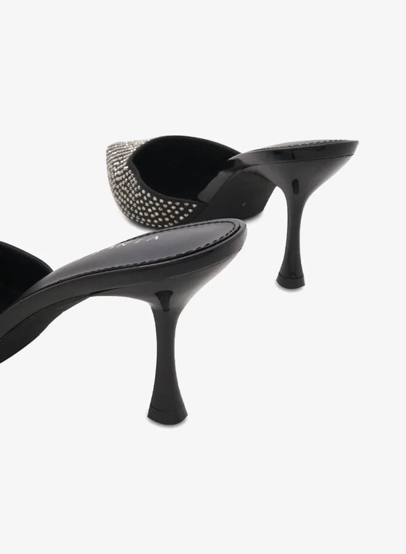 Vincci BLACK Pointed Toe High Heel Pumps for Women | Best Price UAE