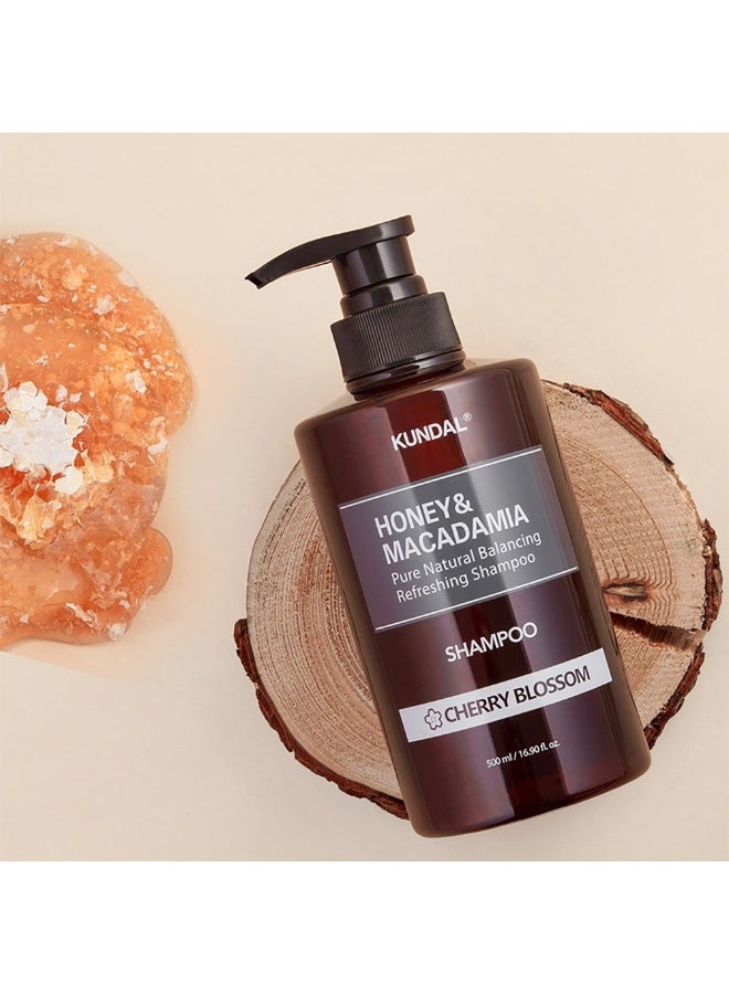 KUNDAL Honey & Macadamia Nature Shampoo Cherry Blossom 500Ml - Image 2