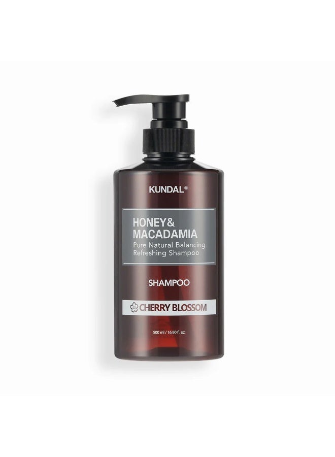KUNDAL Honey & Macadamia Nature Shampoo Cherry Blossom 500Ml - Image 1