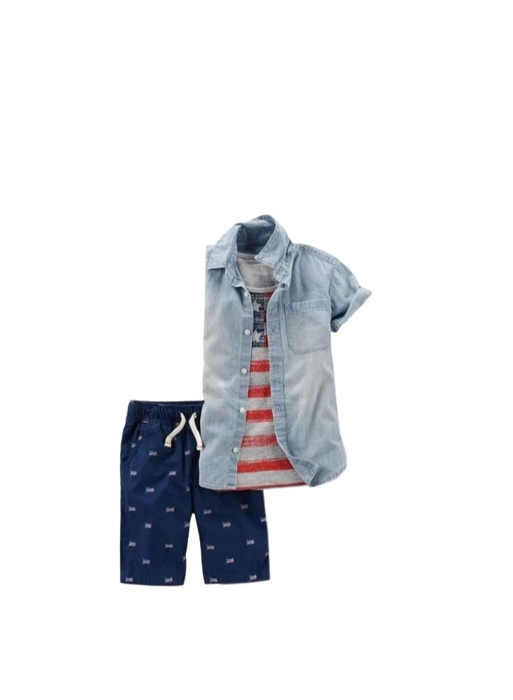 A set for boys consisting of three pieces