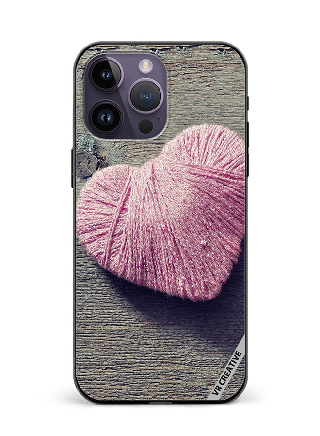 VR CREATIVE Protective Case Cover For Apple iPhone 15 Pro Max Wool Love Design Multicolour - Image 1
