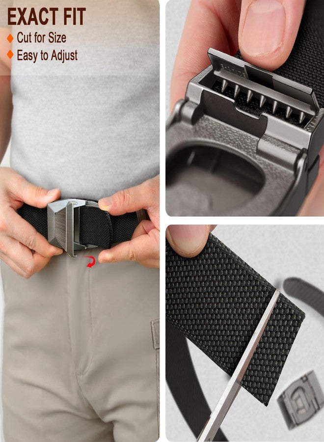 KEMISANT Stretch Belt Men-Adjustable Tactical Work Belt Gift For Men Rigger Heave Duty-Fun Buckle(Black,28"-34" Waist Adjustable) - Image 4