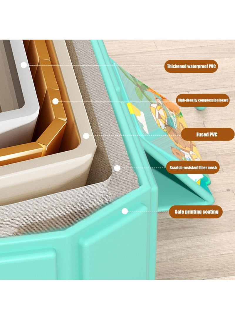 Dominy Baby Folding Bathtub, Kids Bathtub with Non-Slip Base, with Thermostatic System, for 0-5 Years Old, Travel Essential, Anti-Slip Design, Space-Saving Structure, Ideal for Bathroom Nursery Travel Hotel Daycare - Image 3