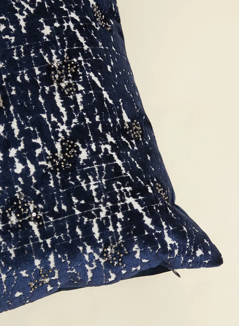 Marks & Spencer Embellished Cut Velvet Cushion