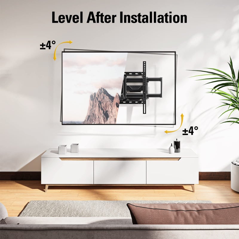 Mounting Dream UL Listed TV Wall Mount for Most 42-84 Inch TV, Full Motion, with Swivel and Tilt, TV Bracket with Articulating Dual Arms, Fits 16inch Studs, Max VESA 600X400 mm, 100 lbs,MD2617 - Image 4